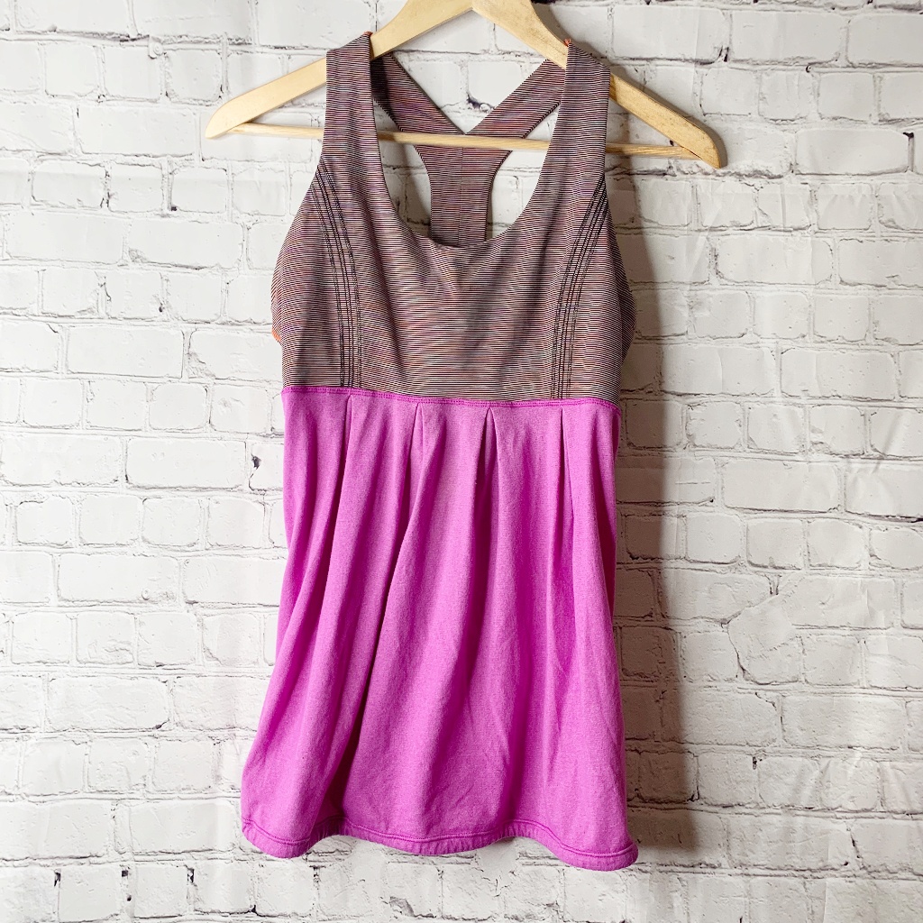 Lululemon Heathered Ultra Violet Workout Tank 6
